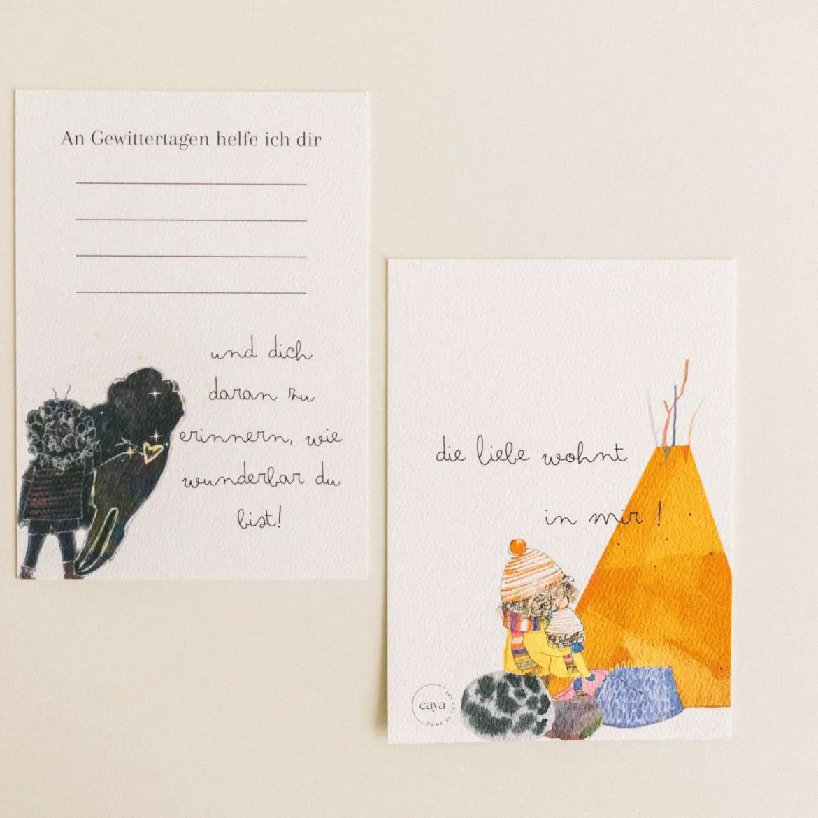 Mutmachkarten | 7 personalisierbare Affirmationskarten