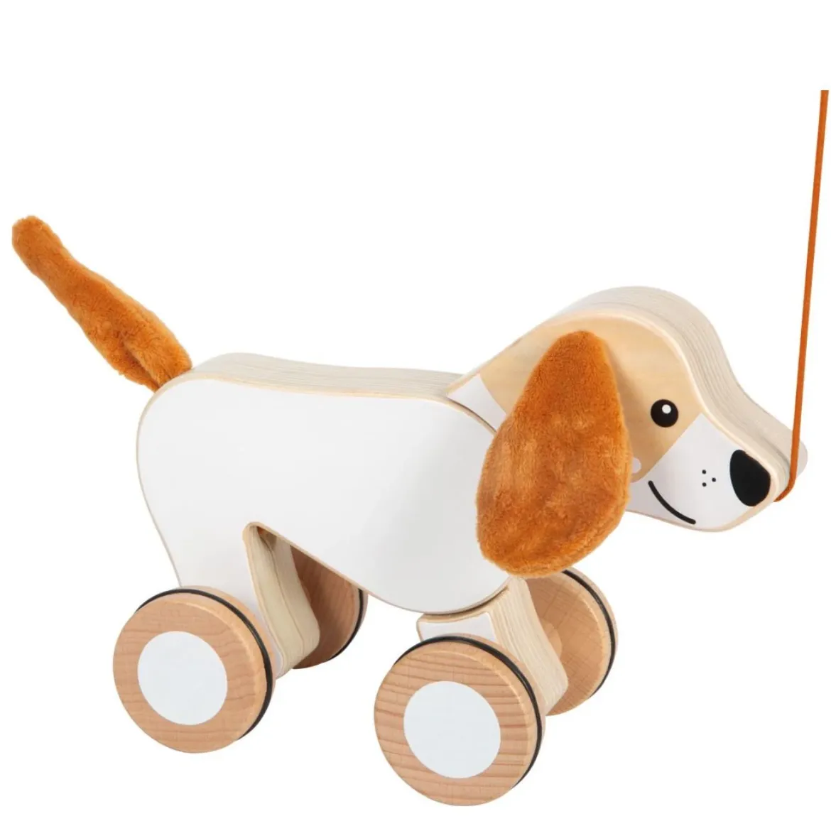 Nachziehtier Hund mit Knisterohren