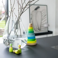 Neonfreunde Grün | 3 Figuren aus Naturholz