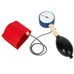 Notarztrucksack mit Holz-Utensilien