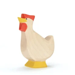 Ostheimer | Aufblickendes weißes Huhn