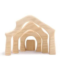 Ostheimer | Mini-Krippenstall | 4-teilig