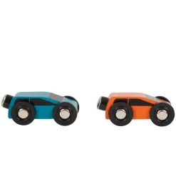 Parkhaus Rallye mit Rennautos