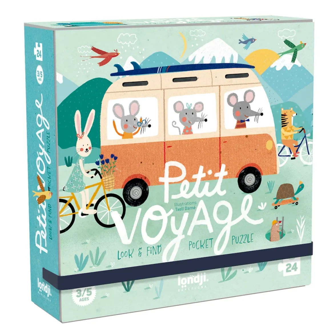 Pocket-Puzzle Petit Voyage | 24 Teile