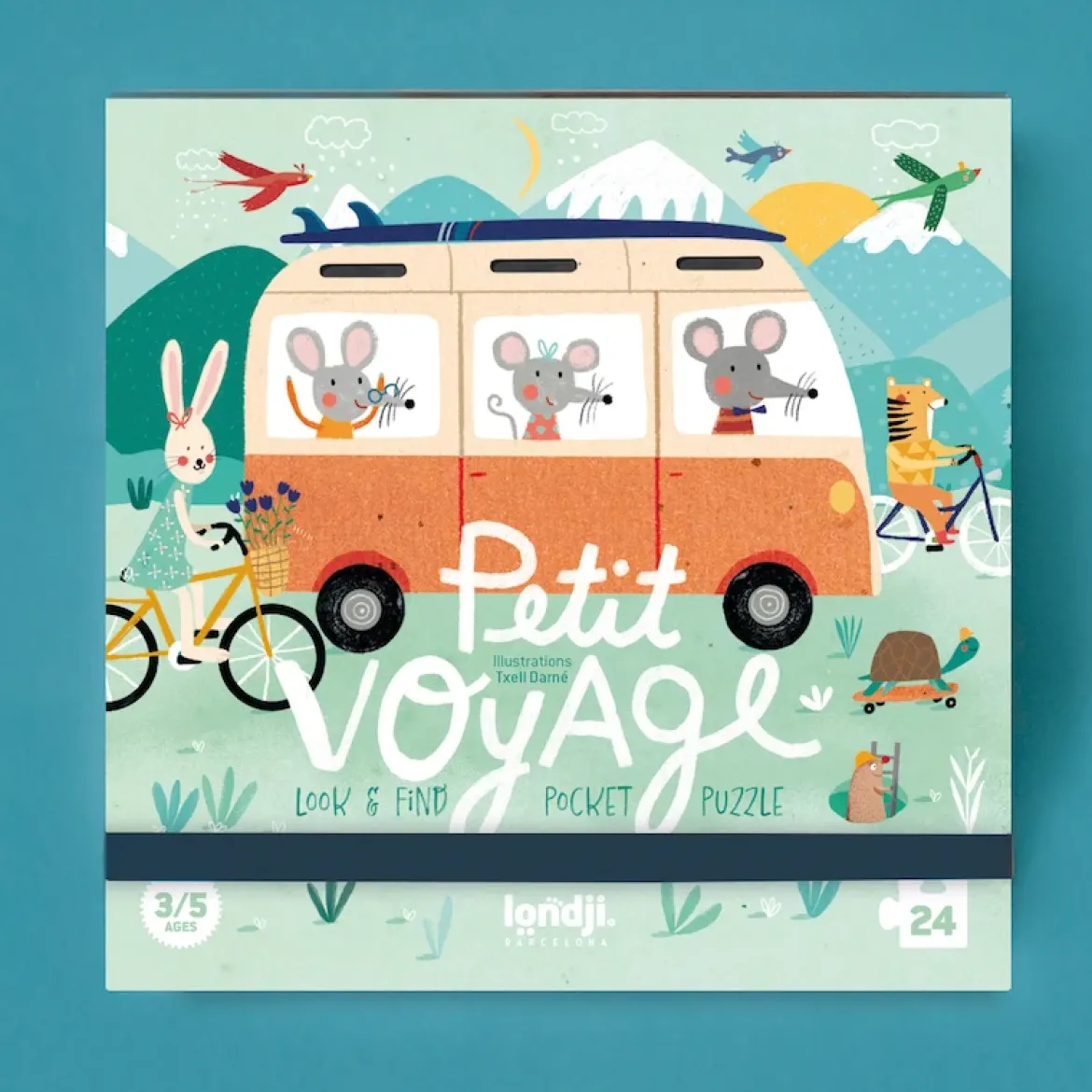 Pocket-Puzzle Petit Voyage | 24 Teile