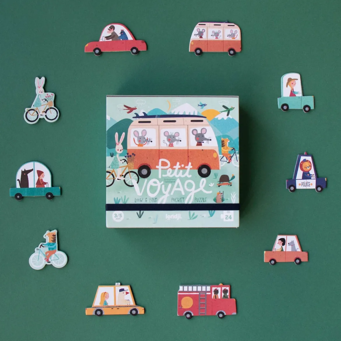 Pocket-Puzzle Petit Voyage | 24 Teile