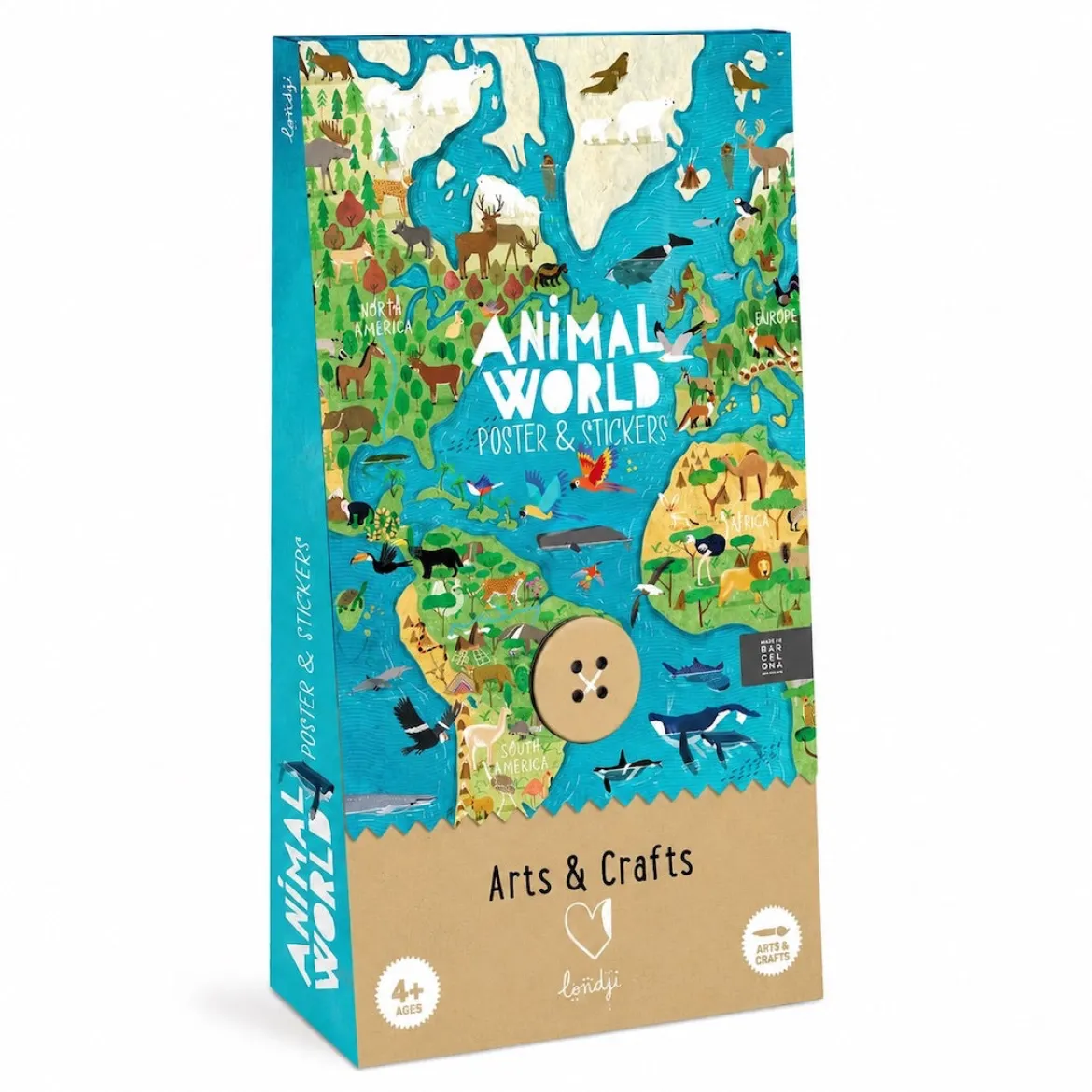 Poster- & Stickerset | Animal World