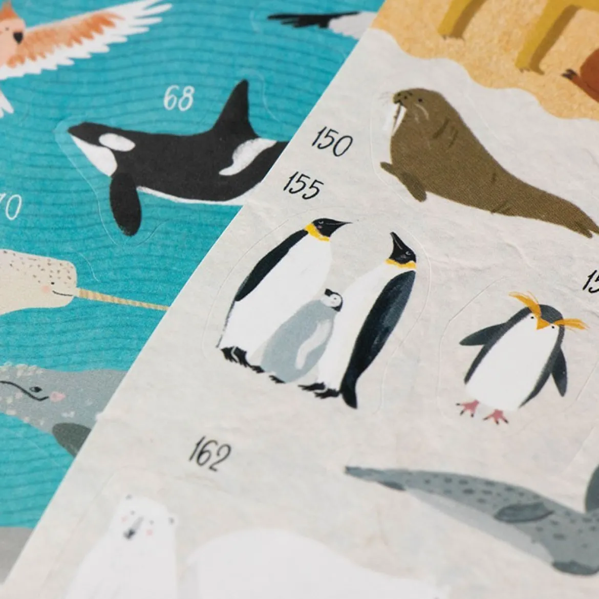 Poster- & Stickerset | Animal World