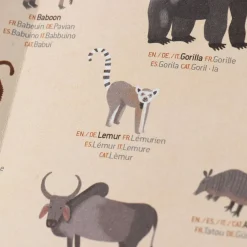 Poster- & Stickerset | Animal World
