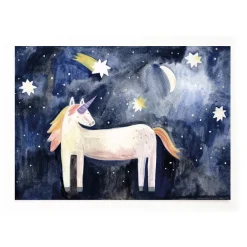 Postkarte | Einhorn Alba