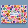 Postkarte zum Geburtstag | Happy birthday