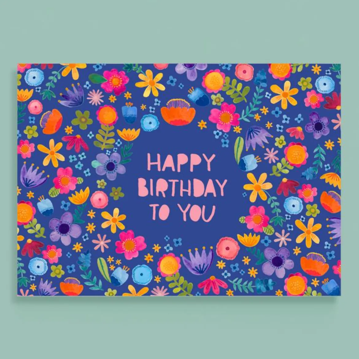 Postkarte zum Geburtstag | Happy birthday to you