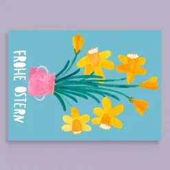Postkarte zu Ostern | Frohe Ostern