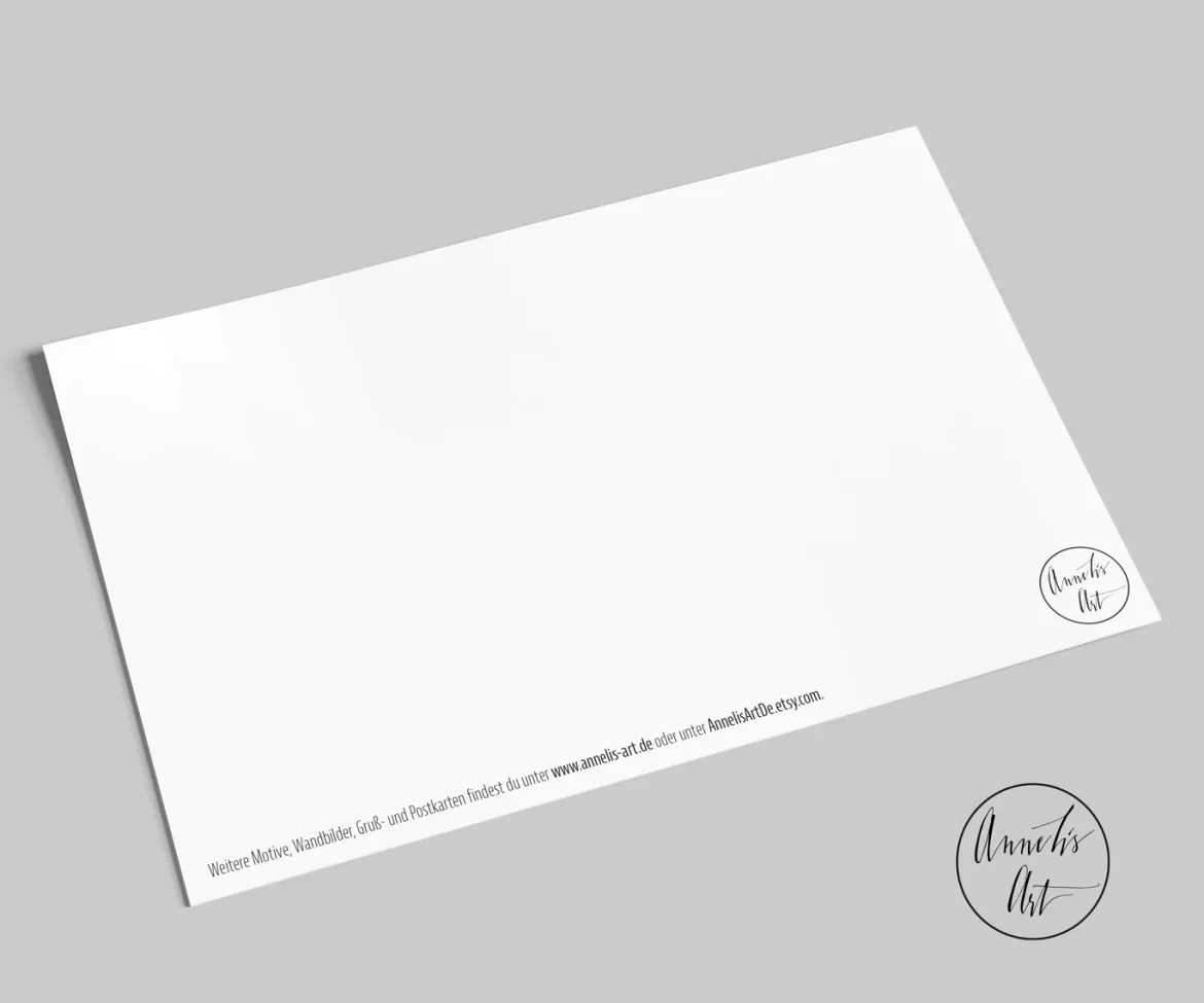 Postkarte zu Weihnachten | Eine schöne Adventszeit