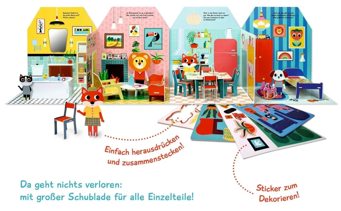 Puppenhaus | Kreatives Spielbuch