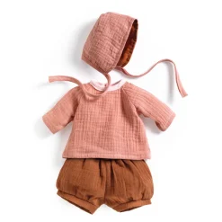Puppenkleidung Peach | 3-teilig