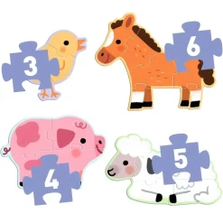 Puzzle Bauernhof | 3, 4, 5 & 6 Teile