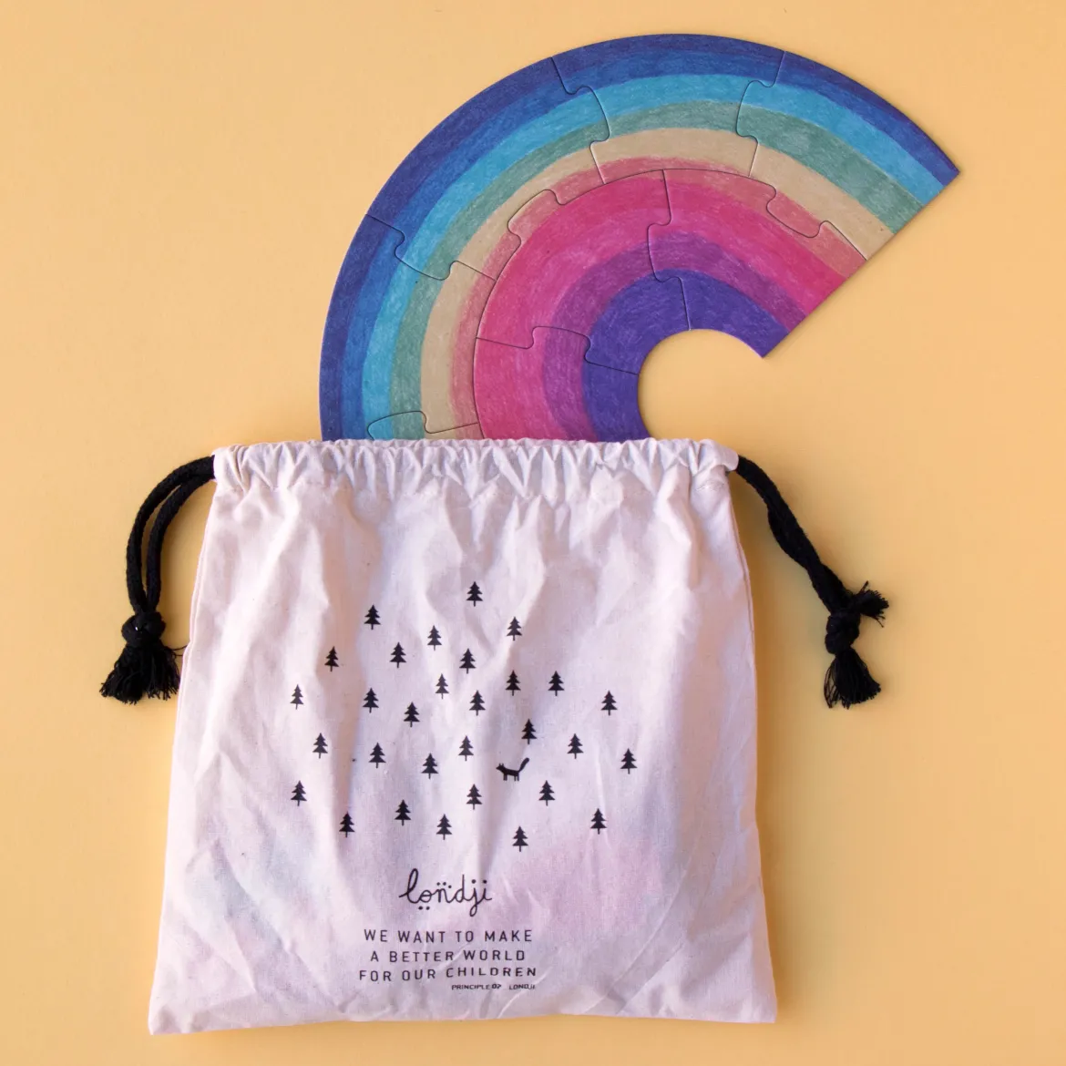 Puzzle Happy Birthday Unicorn | 5 Einzelpuzzle