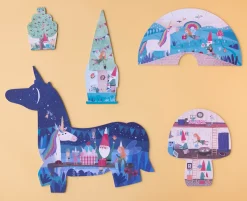Puzzle Happy Birthday Unicorn | 5 Einzelpuzzle