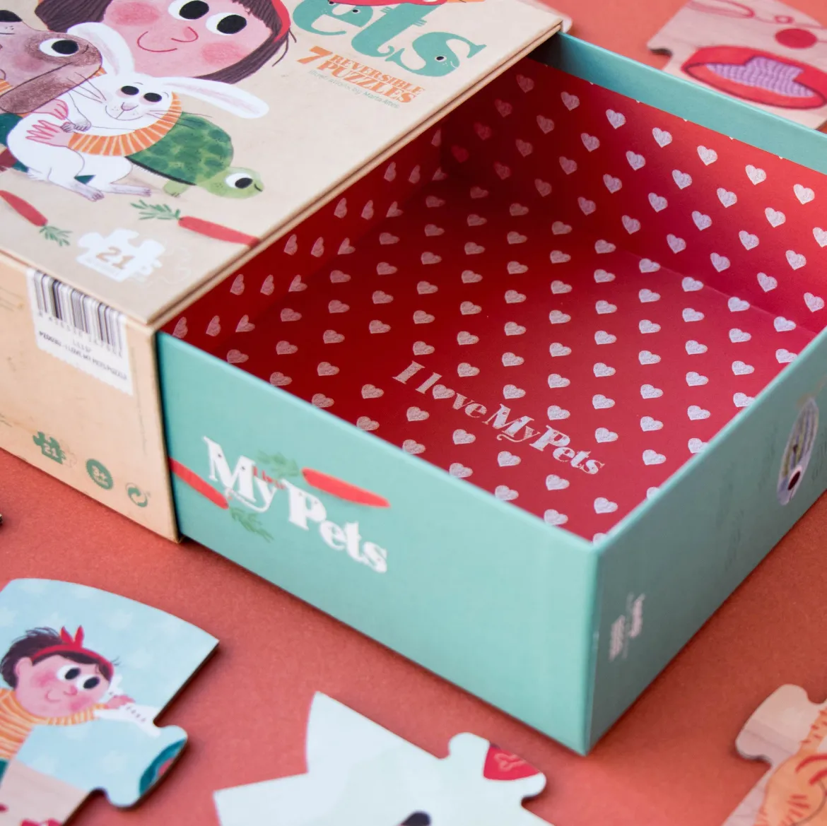 Puzzle I love my pets | 7 Wende-Puzzle