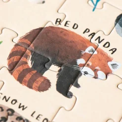 Puzzle Life mit bedrohten Tierarten | 200 Teile