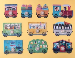 Puzzle My little train | 10 erste Puzzle | 2 m Länge
