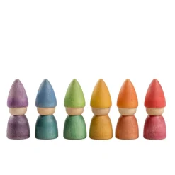 Rainbow Tomtens | 6 Spielfiguren