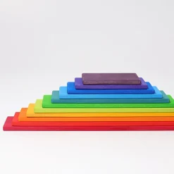 Regenbogen Bauplatten | 11 Teile