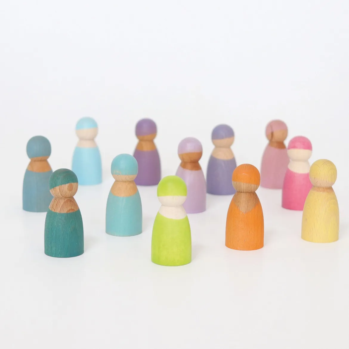Regenbogenfreunde Pastell | 12 Figuren