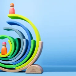 Regenbogen Neongrün | 10 Teile