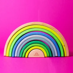 Regenbogen Neongrün | 10 Teile