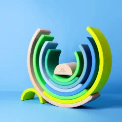 Regenbogen Neongrün | 10 Teile
