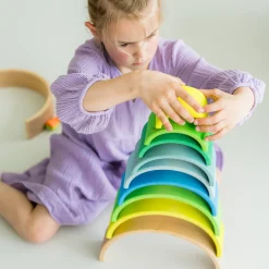 Regenbogen Neongrün | 10 Teile