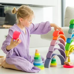 Regenbogen Neonpink | 10 Teile