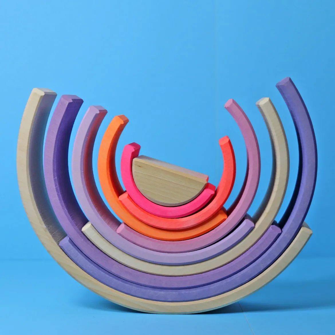 Regenbogen Neonpink | 10 Teile