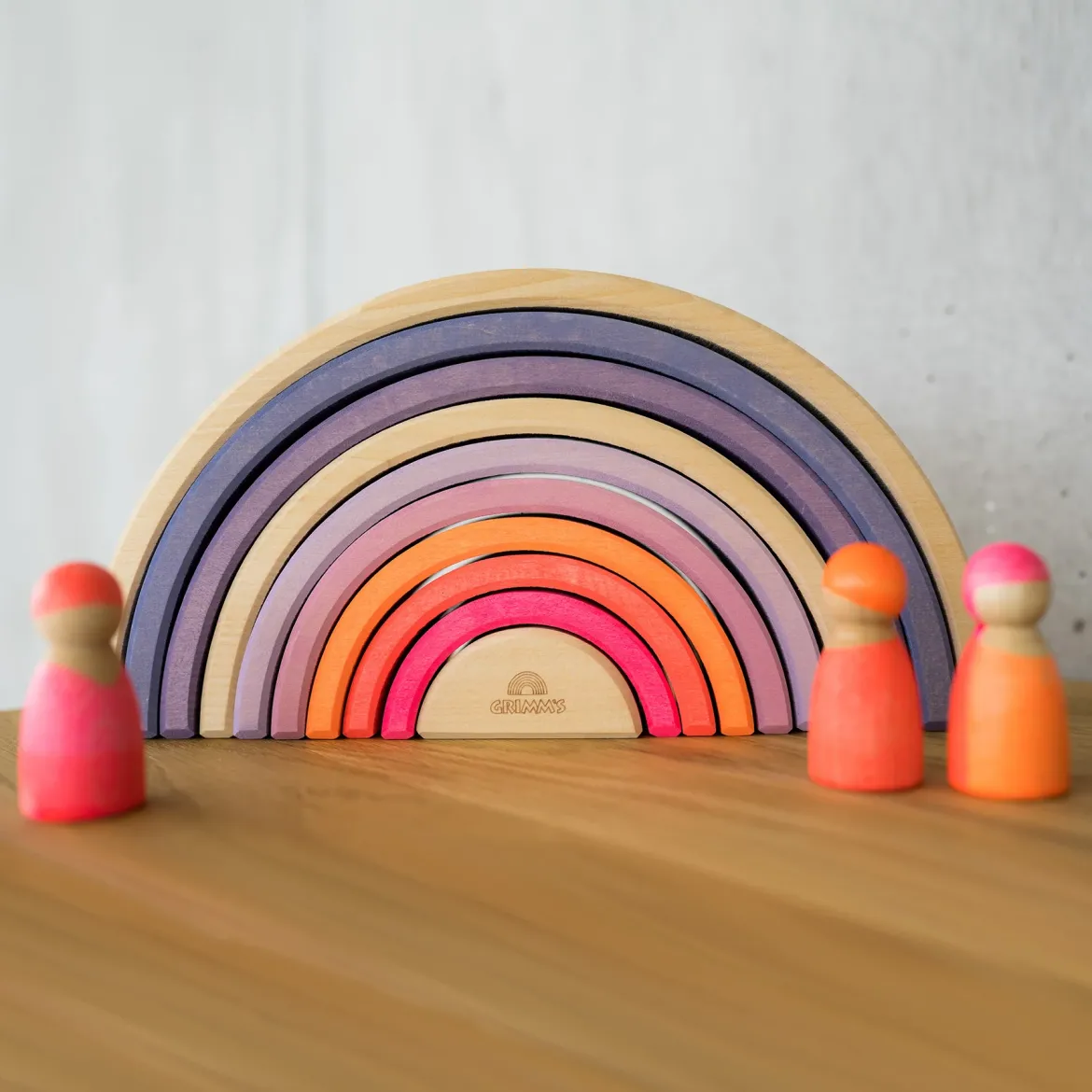 Regenbogen Neonpink | 10 Teile