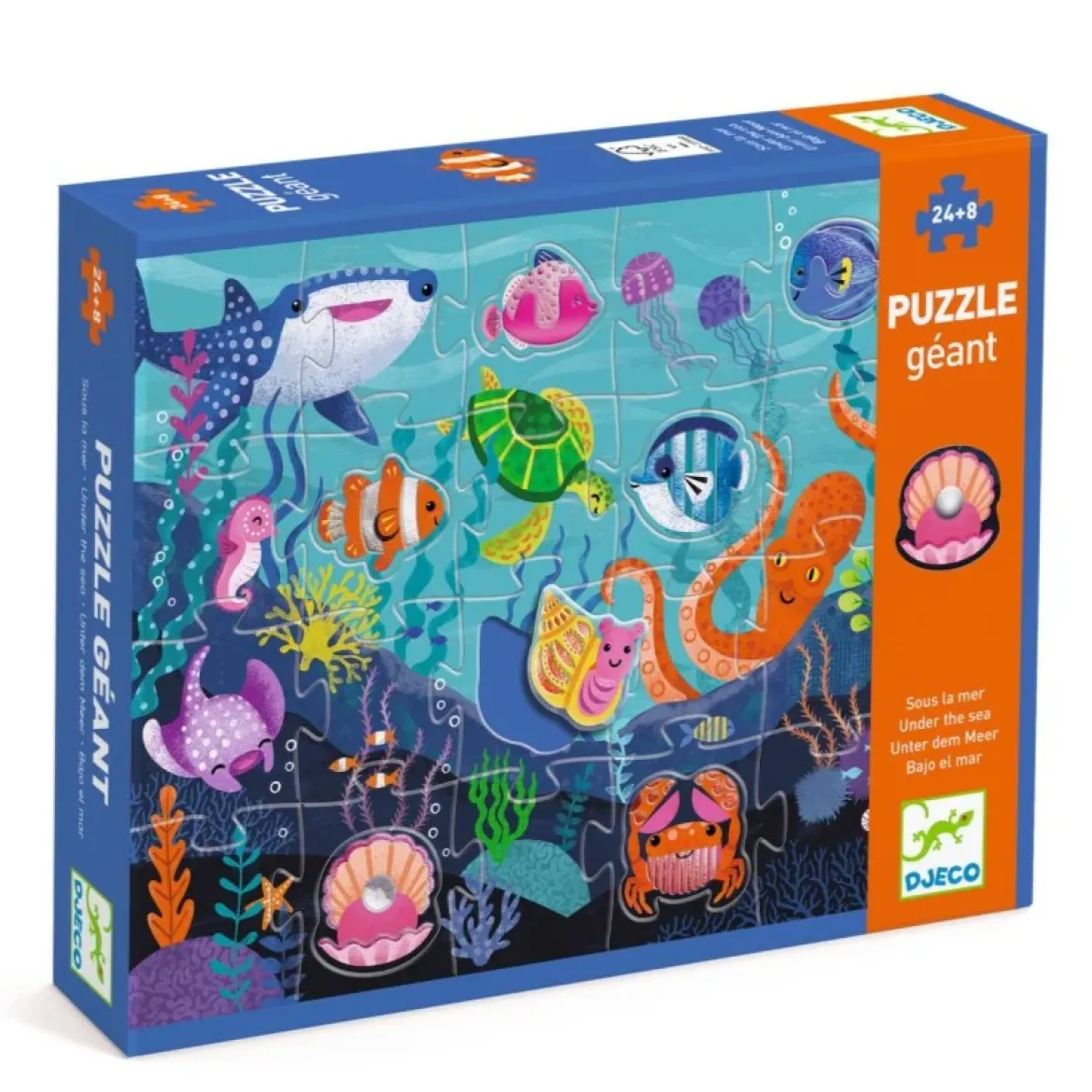 Riesen-Fühlpuzzle Meer | 24 + 8 Teile