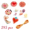 Schmuck basteln | Bastelperlen Herzen