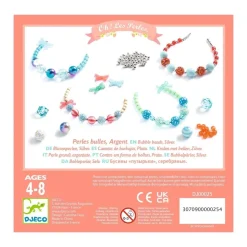 Schmuck basteln | Blasenperlen Silber