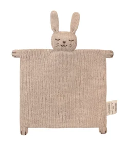 Schmusetuch aus Baby-Alpakawolle | Hase (beige)