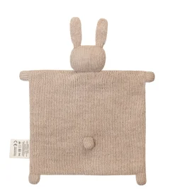 Schmusetuch aus Baby-Alpakawolle | Hase (beige)