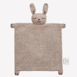 Schmusetuch aus Baby-Alpakawolle | Hase (Hafer)