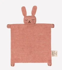 Schmusetuch aus Baby-Alpakawolle | Hase (rosé)