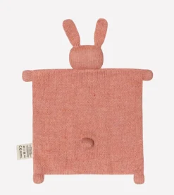 Schmusetuch aus Baby-Alpakawolle | Hase (rosé)