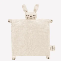 Schmusetuch aus Baby-Alpakawolle | Hase (weiss)