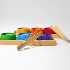 Sortierspiel Regenbogenschälchen