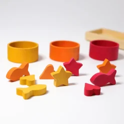 Sortierspiel Regenbogenschälchen