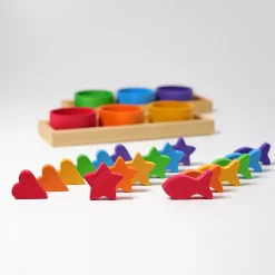 Sortierspiel Regenbogenschälchen