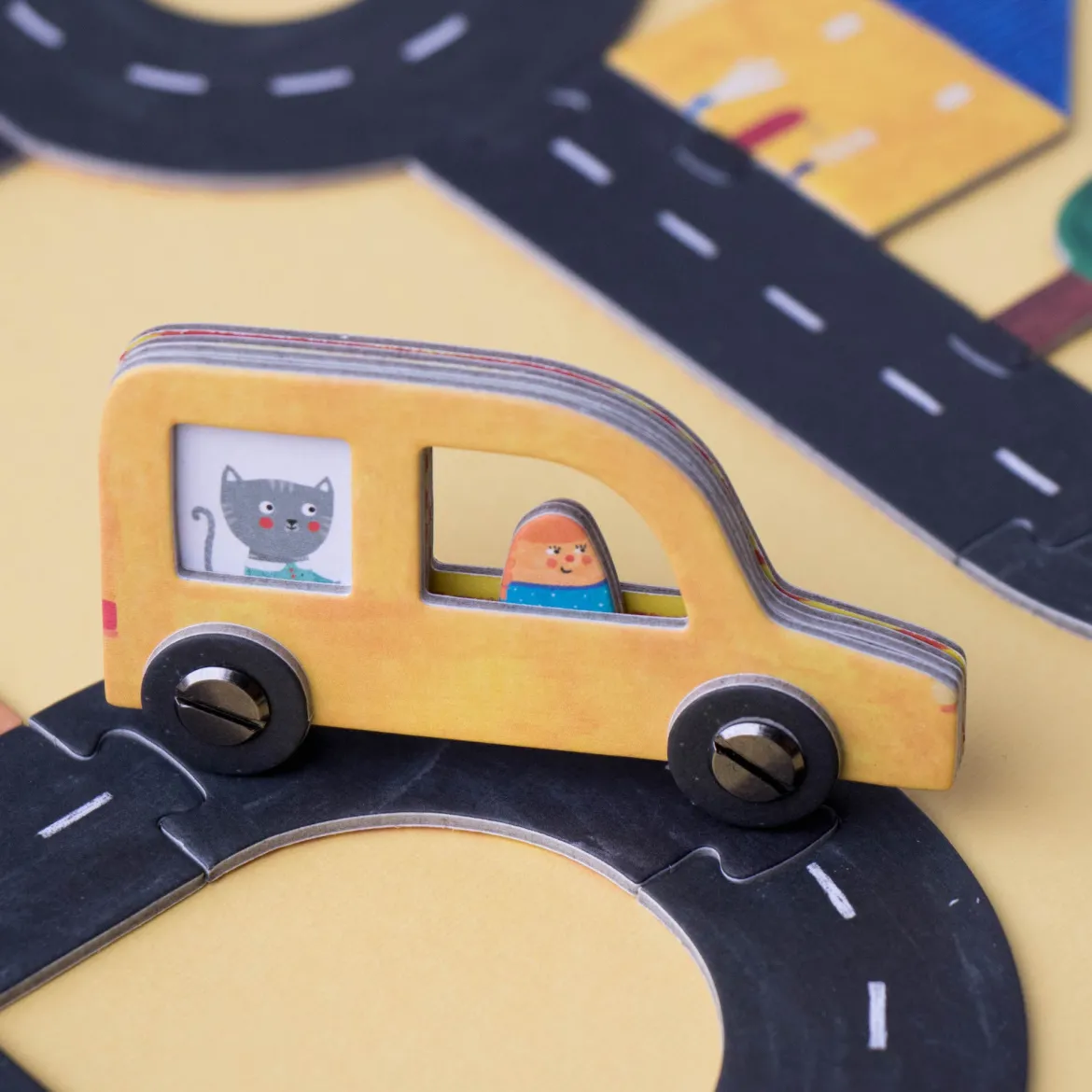 Spiel & Puzzle Roads | 130 Teile