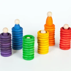 Spielset aus Nins®, Münzen & Ringen | 60 Teile